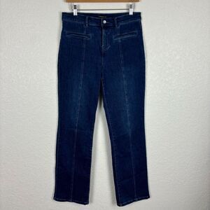 J.McLaughlin Womens Straight-Leg Denim Jeans Pants Size 6 Casual‎ Boho Normcore